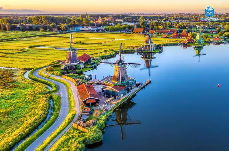 Khung cảnh ở Zaanse Schans